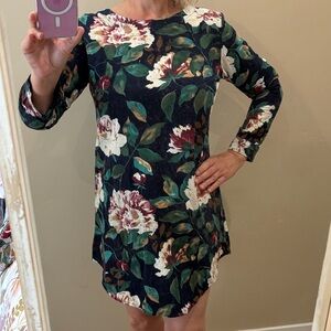 Floral Long Sleeve Dress